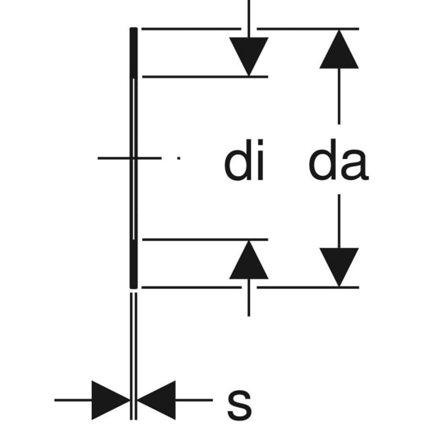 Geberit Flanschdichtung FaserVerb.Werkst. DN65, PN 6