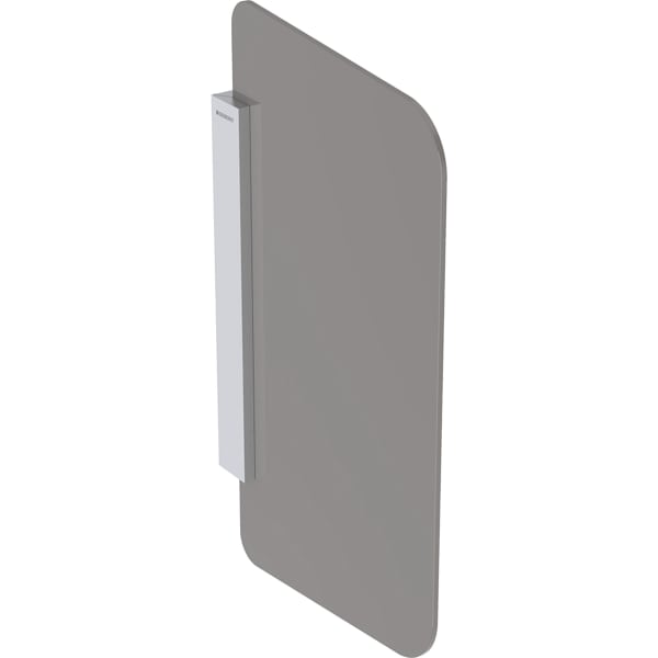 Geberit Urinaltrennwand Glas rechteckig umbra