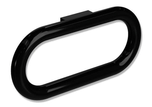HEWI Handtuchring Ser 477 d:28mm, schwenkbar tiefschwarz