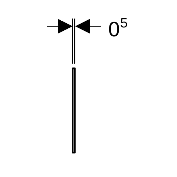 Geberit Schallschutzset für Waschtisch, groß