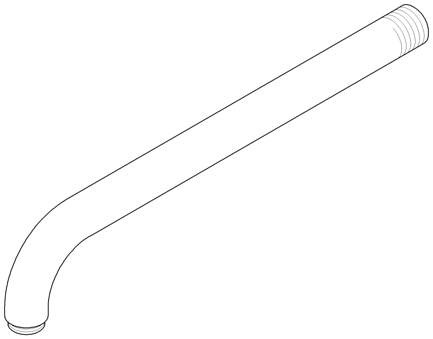 DO Auslauf ERSATZTEILE 04282211710 250 mm Platin gebürstet