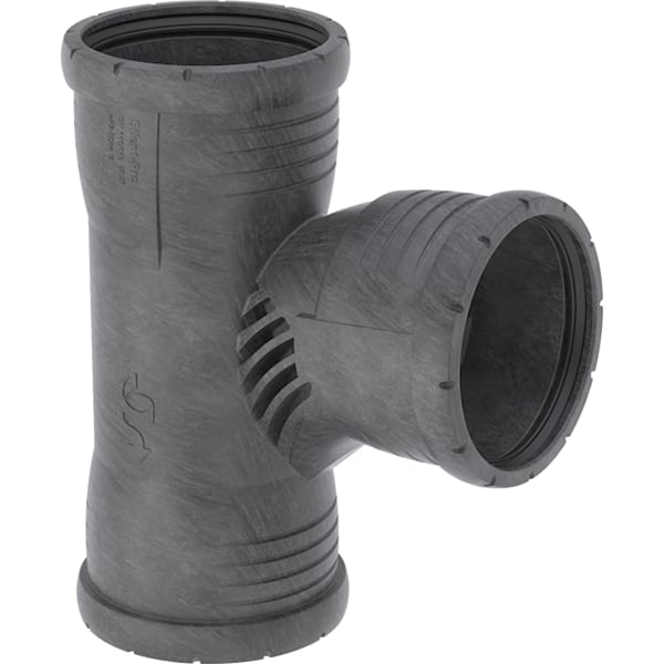Geberit Silent-Pro Carve Abzweig 87,5Gr, m. 3 Muffen, d90/90