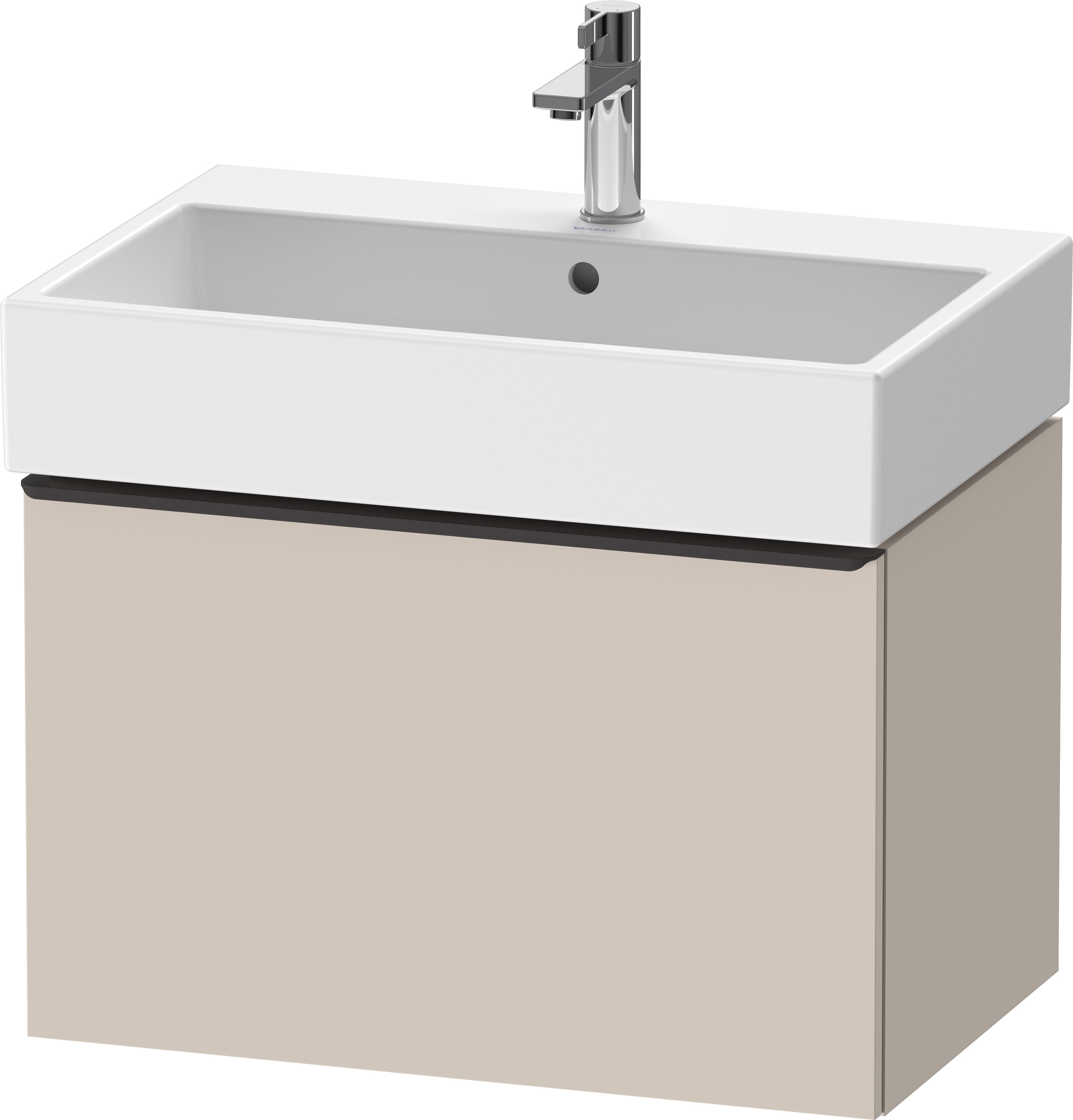 Duravit D-Neo WTU,Wdh,Ausz:1,Gr:Diamant Schw. 684x442x440mm,Taupe Matt, Dekor