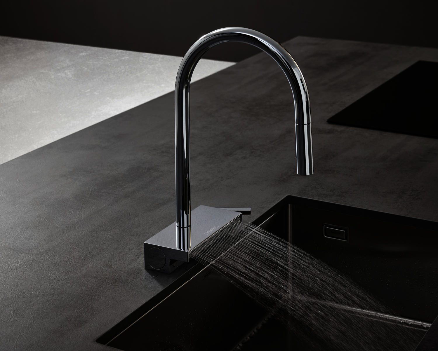 Hansgrohe Spültischmischer 170 Aquno Select M81 Ausziehbrause 3jet sBox chrom