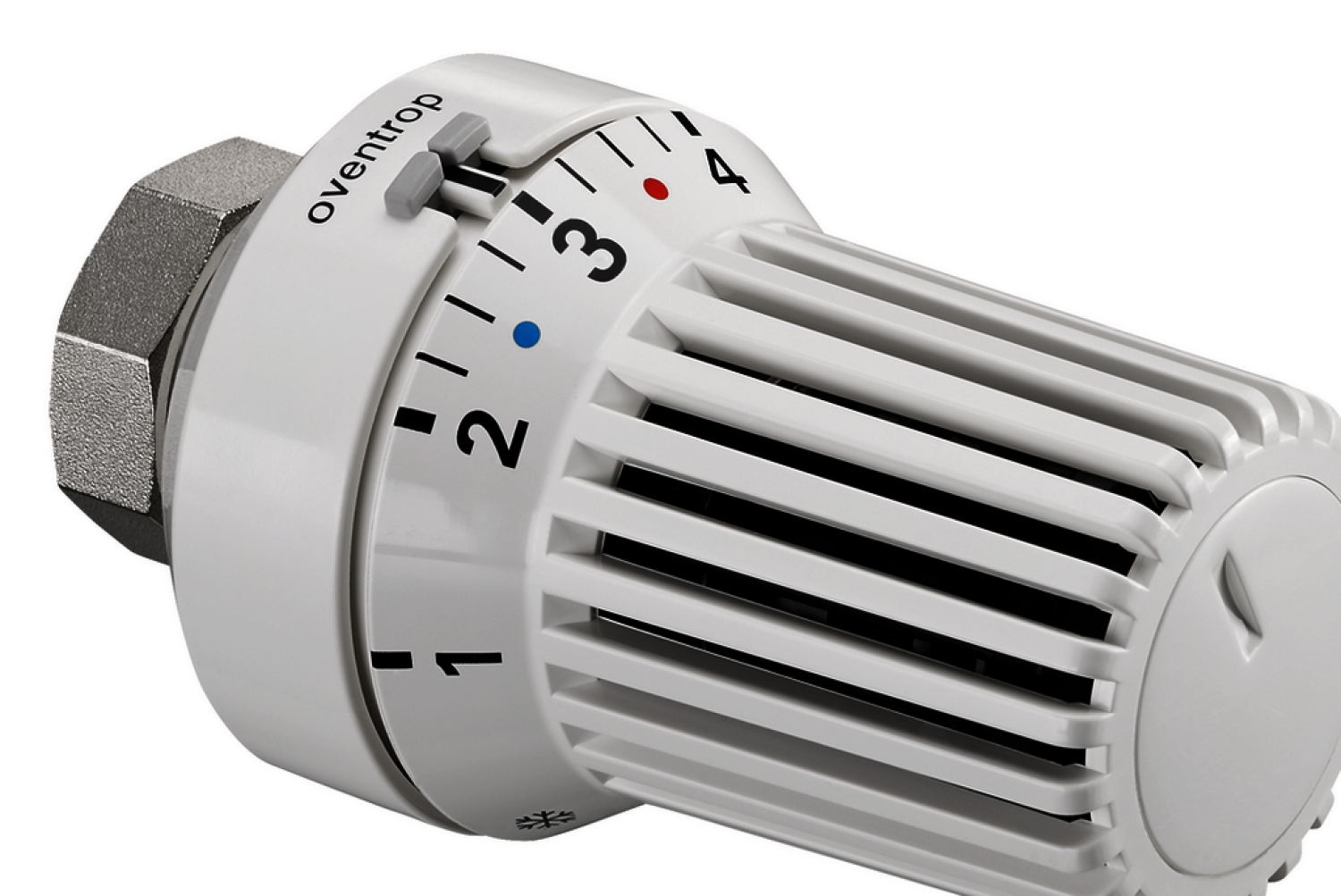 OVENTROP-Thermostat "Uni XHM" 7-28 C, 0 * 1-5, Flüssig-Fühler, weiß