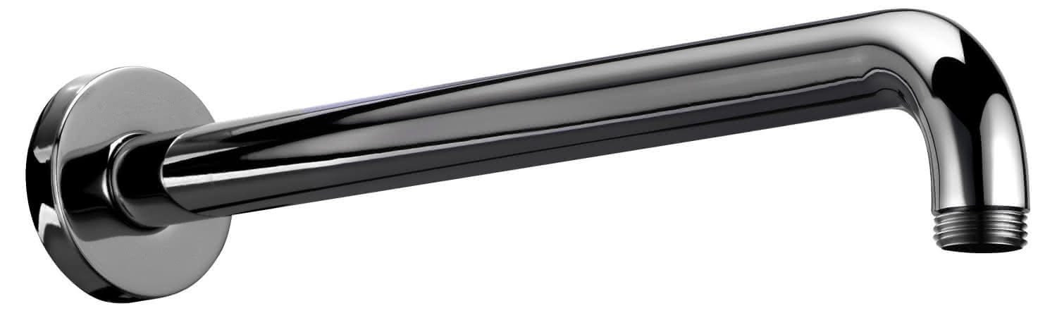 KEUCO Brausearm Elegance 51688, Wandanschluss, 450 mm, Nickel gebürstet