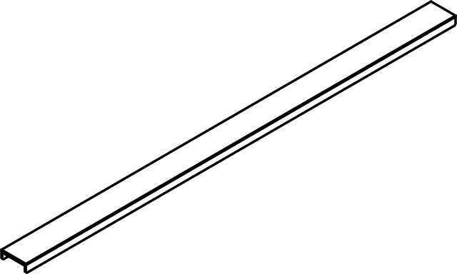 KR Kermi Rinnenabdeckung Line D5X 110 L 1100 x B 45 x H 13 mm
