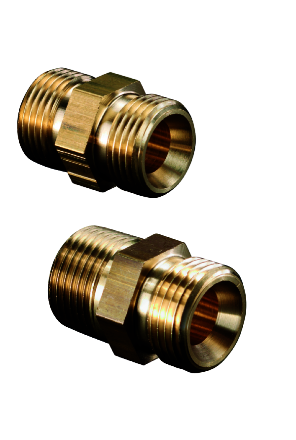 OVENTROP-Doppelnippel "Ofix-Oil" 1/4"AG mit Innenkonus x 1/4"AG