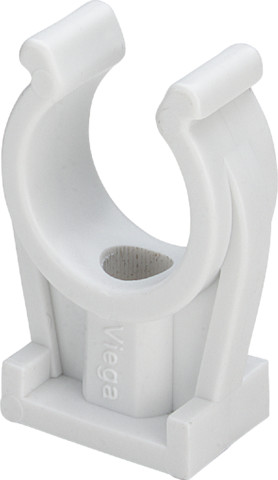Viega Rohr-Clip 94826C1 einfach in 15mm Kunststoff weiss