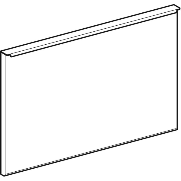 Geberit Schubladenfront für Citterio US Breite WT 60 cm, graubraun