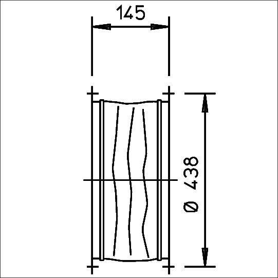 Helios STS 400 EX Flex. Verbindung mit 2 Rohrflanschen, EX