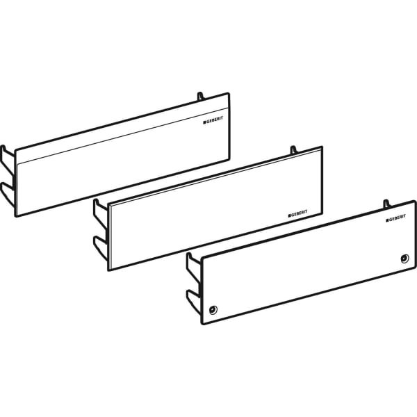Geberit Abdeckung f. CleanWall Duschelement weiß-alpin
