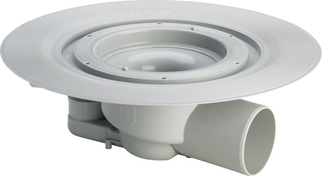 Viega Advantix Bodenablauf Grundkörper 100 mm (DN100) Kunststoff grau 4955.15