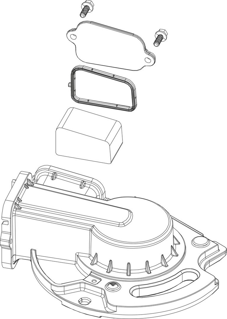 BOSCH Ersatzteil TTNR: 87186496680 Kanal Gas-Luft-Gemisch