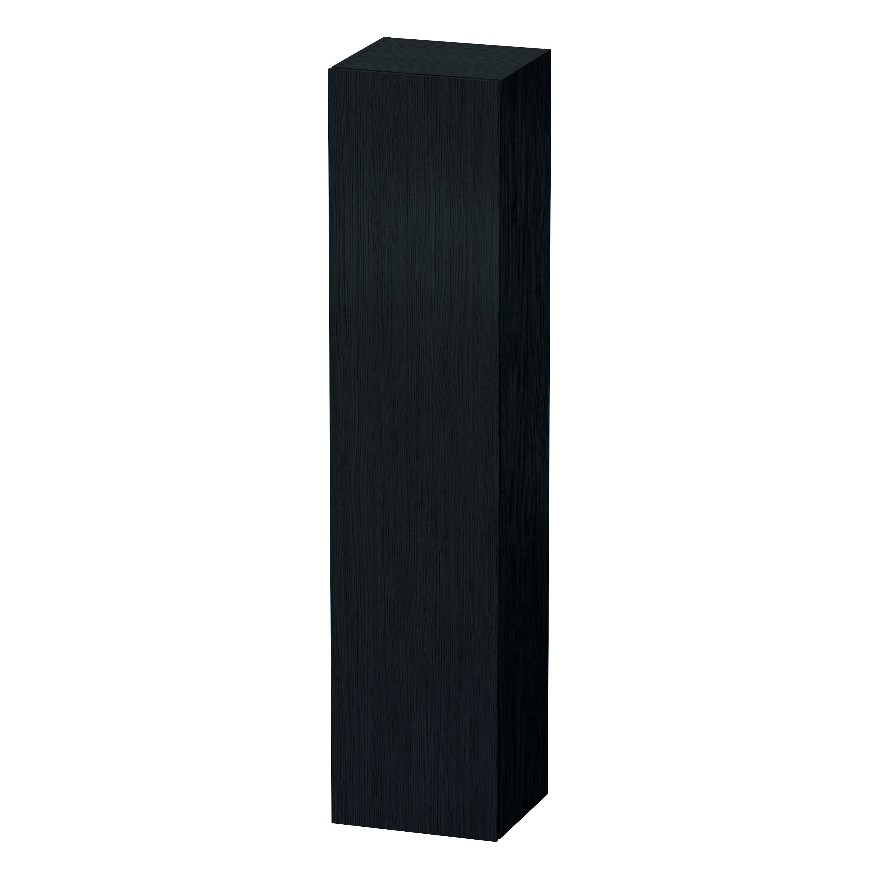 Duravit Hochschrank L-Cube 363x400x1760mm 1 Tür, TA re., Eiche Schwarz