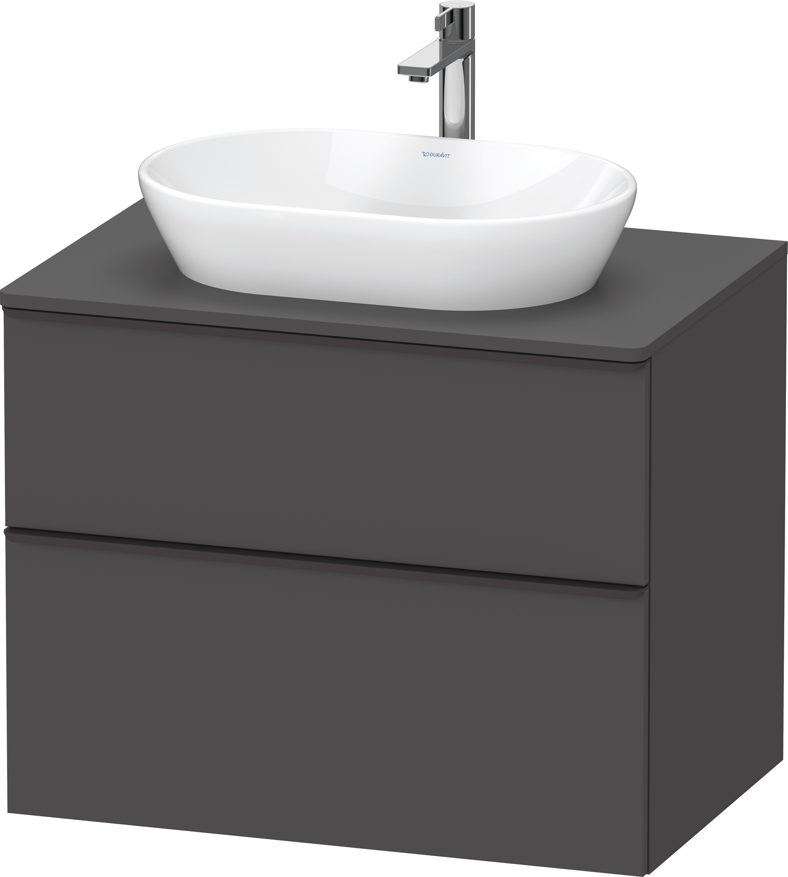 Duravit D-Neo,Kons-WTU,AZ:1,SBK:1,Gr:Dia Schw 800x550x644mm,Wdh,Graphit Matt, Dekor