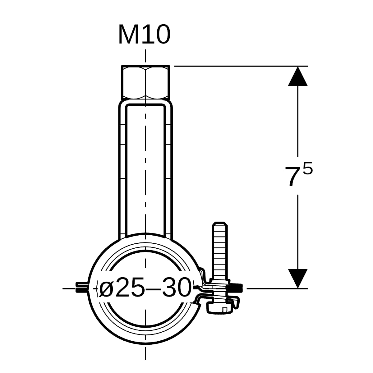 Geberit Befestigungsset Verteiler gekröpft M10
