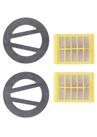 JUDO Ersatzteilset 2xSieb 0,32+Dichtung für JRSF 1 - 1 1/4''