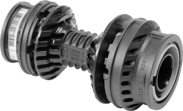 Viega Reduzierkupplung mit SC Geopress K 9715.2TW in 50mm x 32mm Kunststoff
