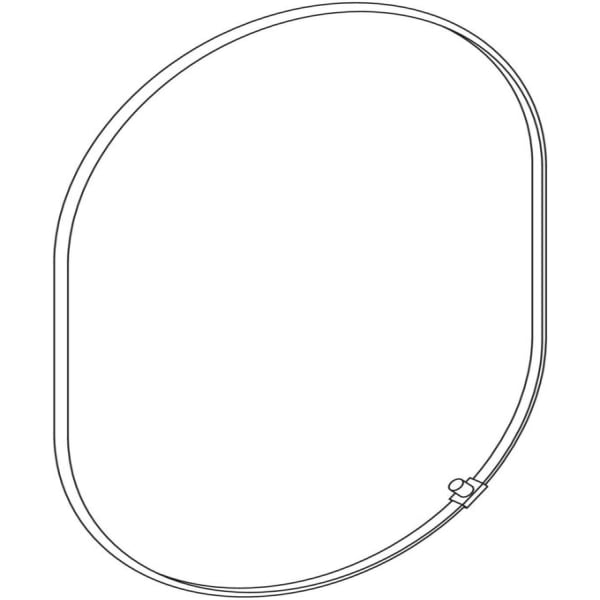 Geberit Lichtband f. Option Oval Lichtspiegel