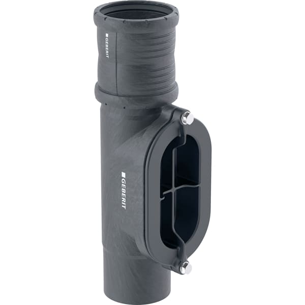 Geberit Silent-Pro Reinigungsstück 90Gr mit ovaler Serviceöffnung d125mm
