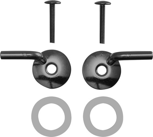 DU Scharnierpaar zu WC-Sitz Architec und Starck 3, ohne SoftClose, chrom