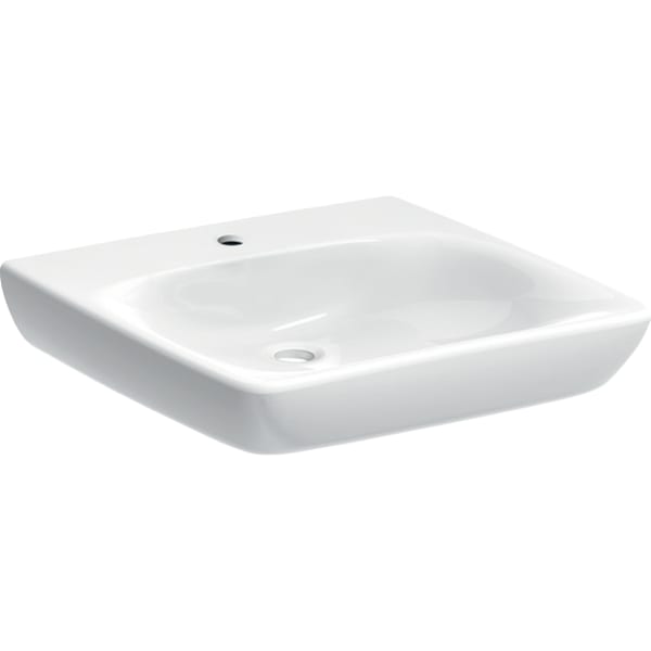 Geberit Renova Comfort WT barrierefrei 60x55cm, m. Hl., o. Ül., weiß, KeraTect