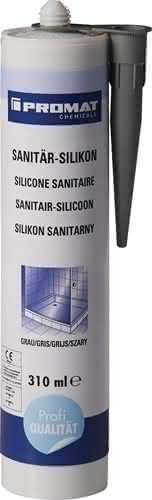 Sanitär-Silikon grau 310 ml Kartusche PROMAT chemicals Sanitär-Silikon grau 310 ml Kartusche PROMAT chemicals