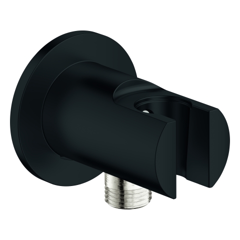 GROHE Wandanschlussbogen Tempesta 28628_1 mit Brausehalter matt black