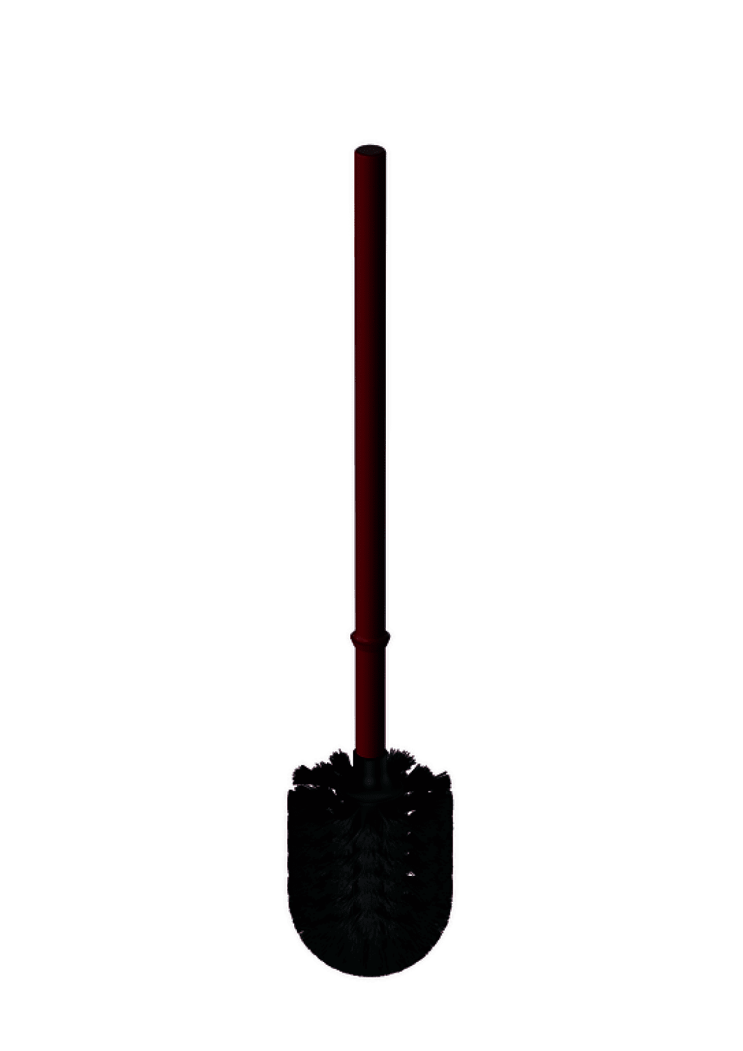 HEWI WC-Bürste der Serie 477 rubinrot