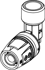 TECElogo-Push Winkelübergangsnippel Dim. 20 x R 1/2", Rotguss/Si-Bronze