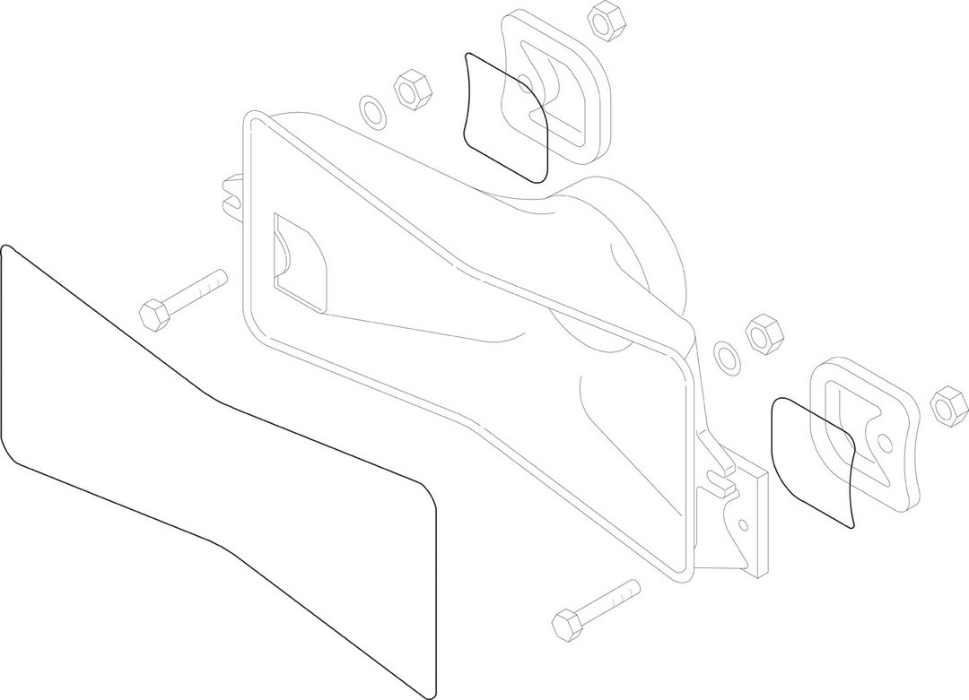 BOSCH Ersatzteil TTNR: 5321520 Abgassammler GE315 70002669 kpl