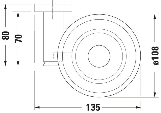 DU D-Code Seifenschale Pos Rechts Chrom