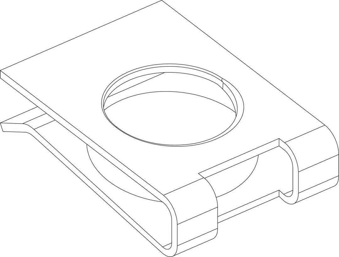 BOSCH Ersatzteil TTNR: 87106090150 Schnappmutter 4,8mm (10x)