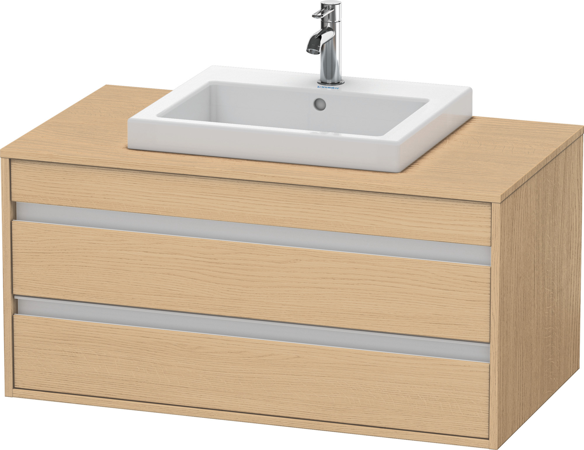 Duravit WTU wandhängend Ketho 550x1000x496mm 2 SchKa, für EBWT mi., Eiche Natur