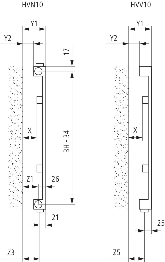 Kermi Heizwand HVN Typ11 BH2000x61x1050 QN2843, RAL9016, 6 bar, ANB12