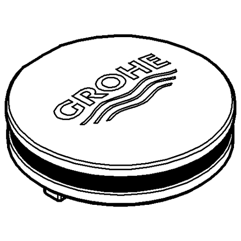GROHE Abdeckkappe 46672 chrom