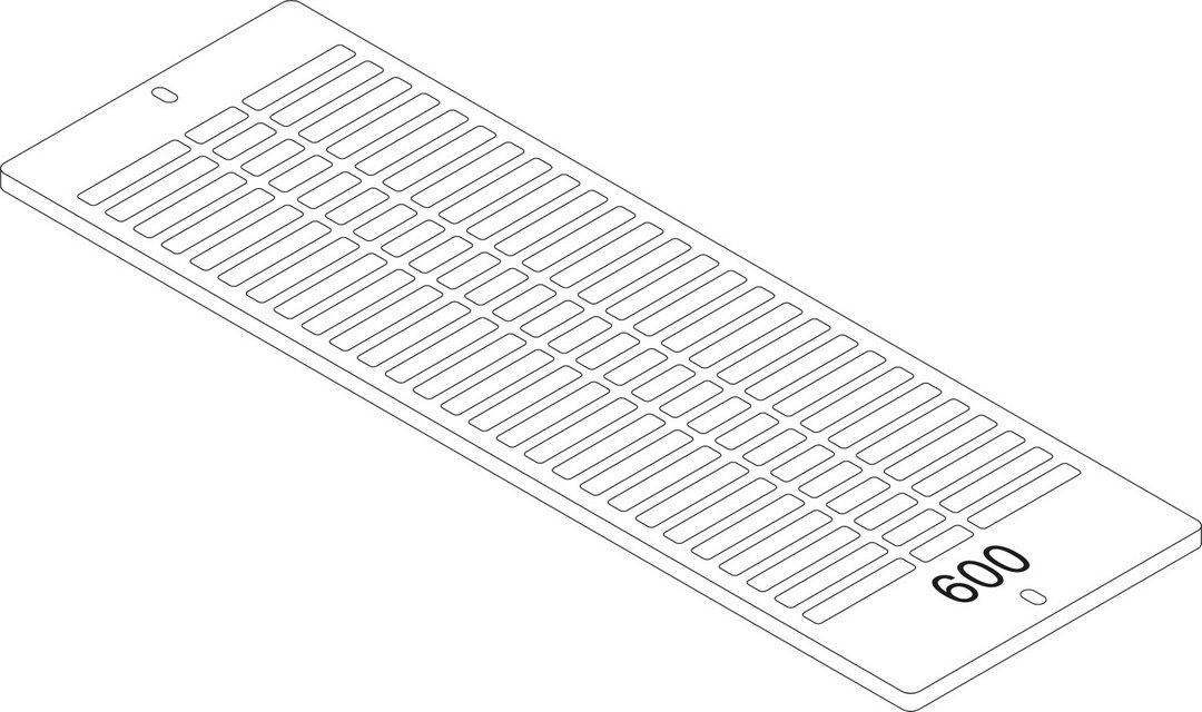 BOSCH Ersatzteil TTNR: 87183404060 Aufsteckgitter 30/33-600 RAL9016 everp