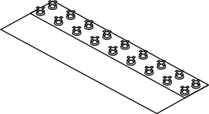 TECEfloor Ausgleichsstreifen für Noppenfolie