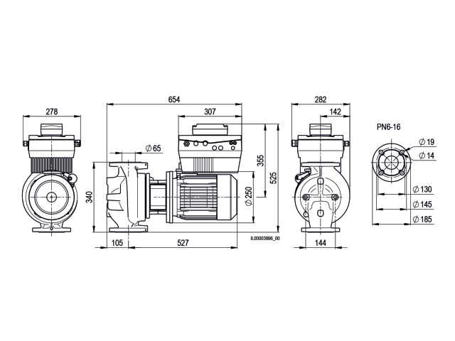 BIRAL Inline-Pumpe VivarA M 65-41 340