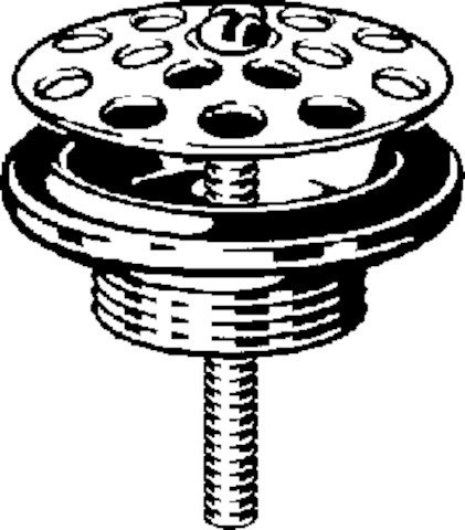 Viega Ablaufventil 7121 in G1 1/2 x 80mm Chromnickelstahl