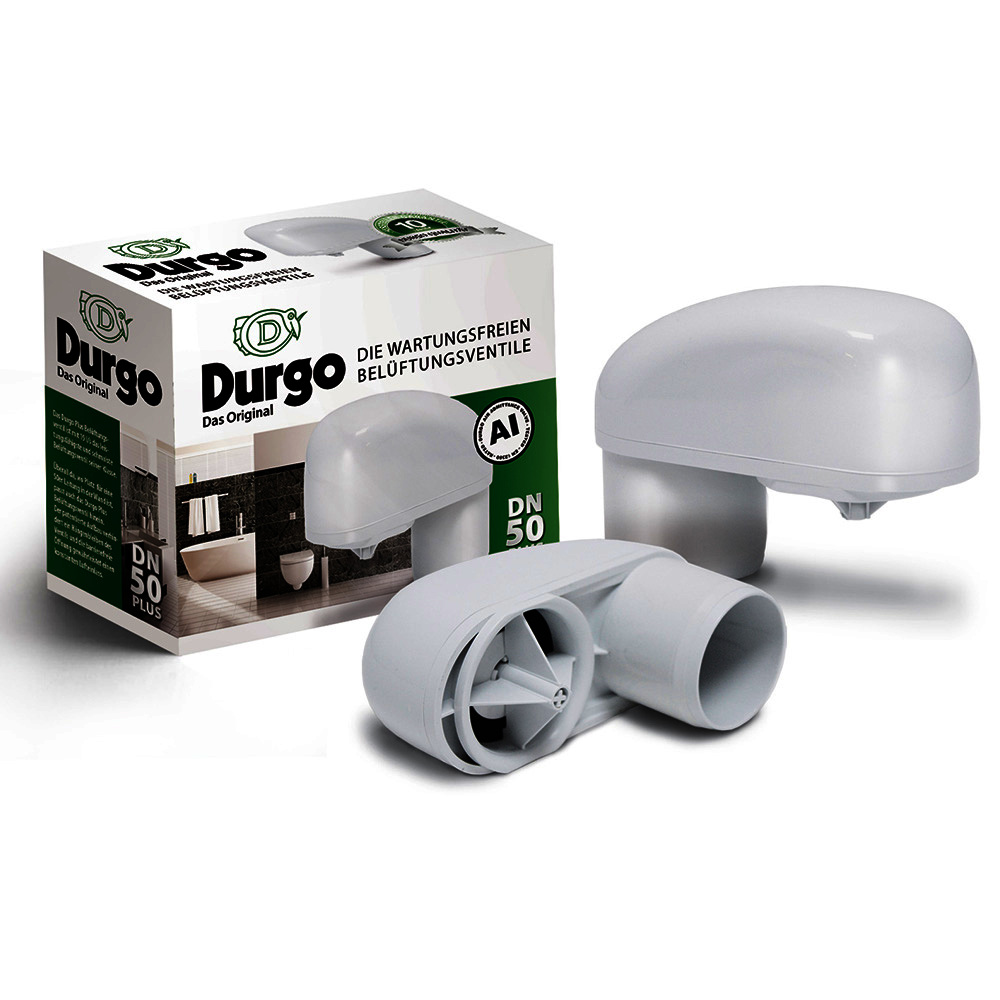 DURGO Belüftungsventil DN 50 PLUS Größe: DN 50, für max. 4 Bäder