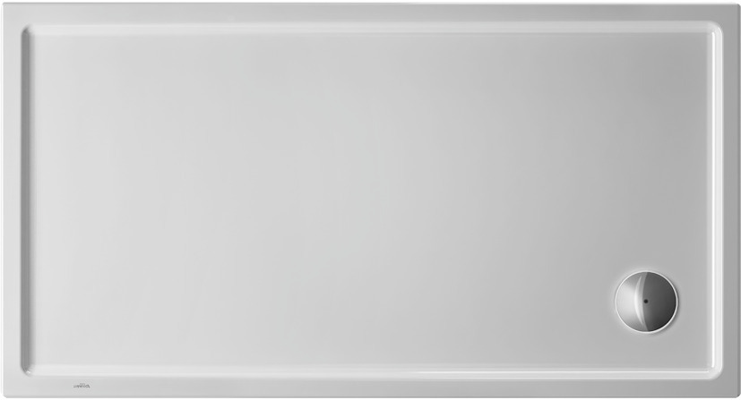 DU Starck Slimline Duschwanne, Rechteckig, 1400x750x55 mm, Weiß, Sanitä