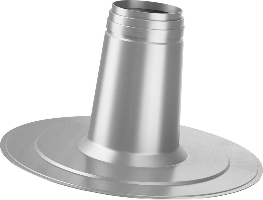 BOSCH Abgaszubehör FC-O60_80 Flachdachflansch, 0 Gr, d:125, L: 150mm
