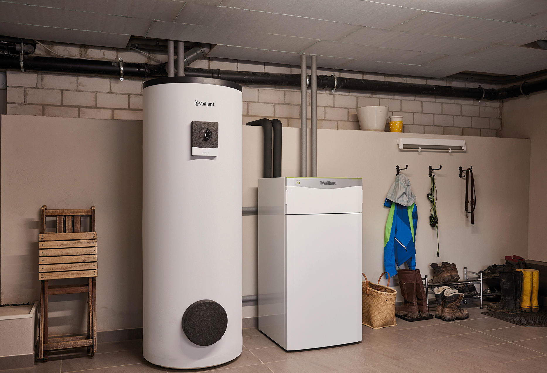 Vaillant Heizungswärmepumpe flexoTHERM exclusive VWF 57/4 mit aroCOLLECT