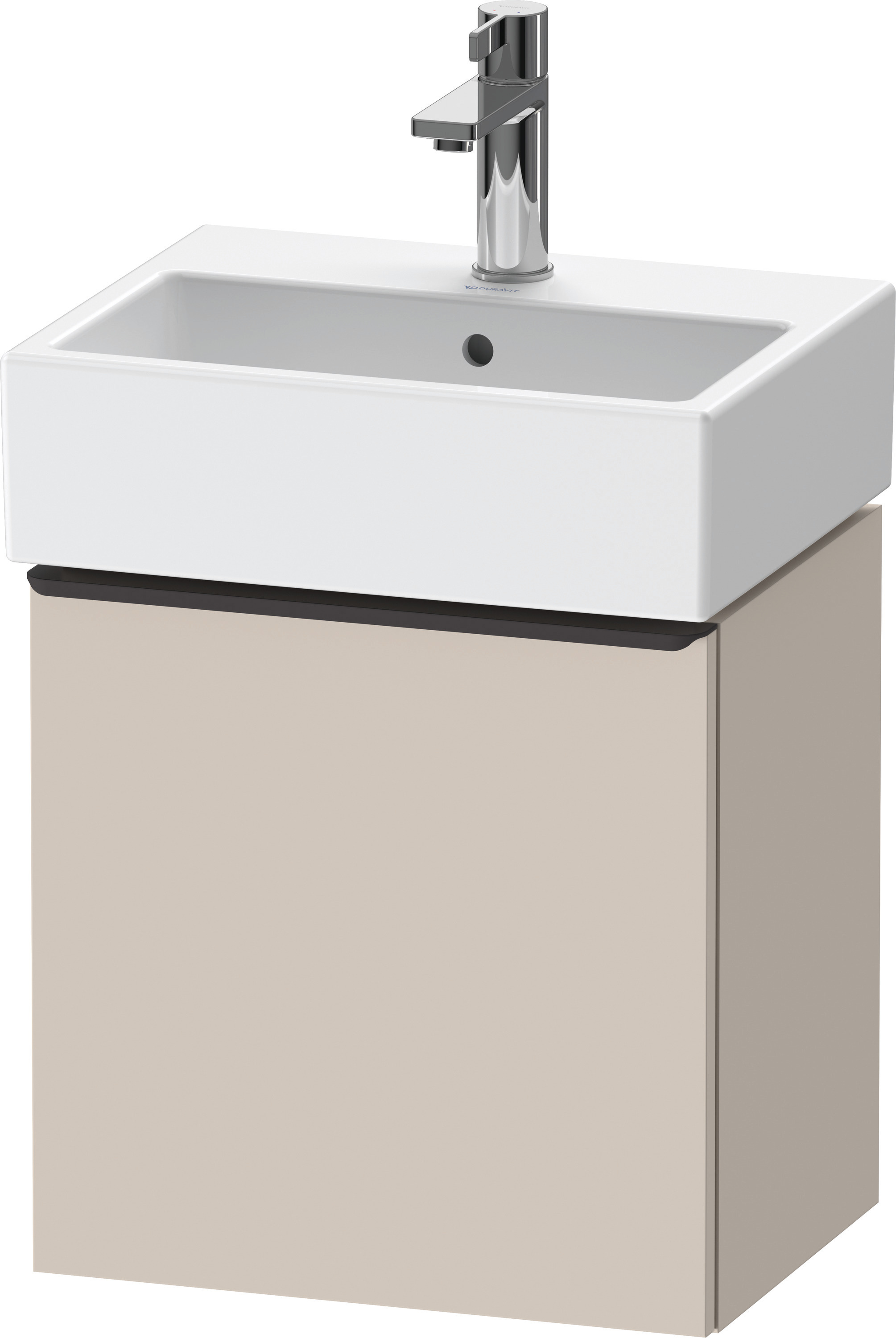Duravit D-Neo WTU,Wdh,TA:LI,Tür:1,Gr:Dia.Schw 434x322x440mm,Taupe Matt,Dekor