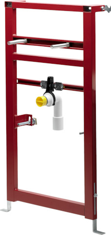 Viega Waschtisch-Element 8113.3 in 1130mm Stahl rot