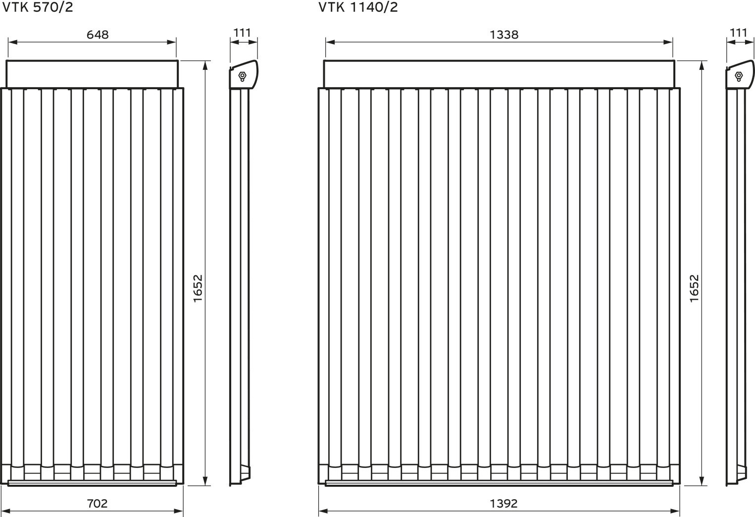 Vaillant auroTHERM exclusiv VTK 1140/2 Vakuum-Röhrenkollektor