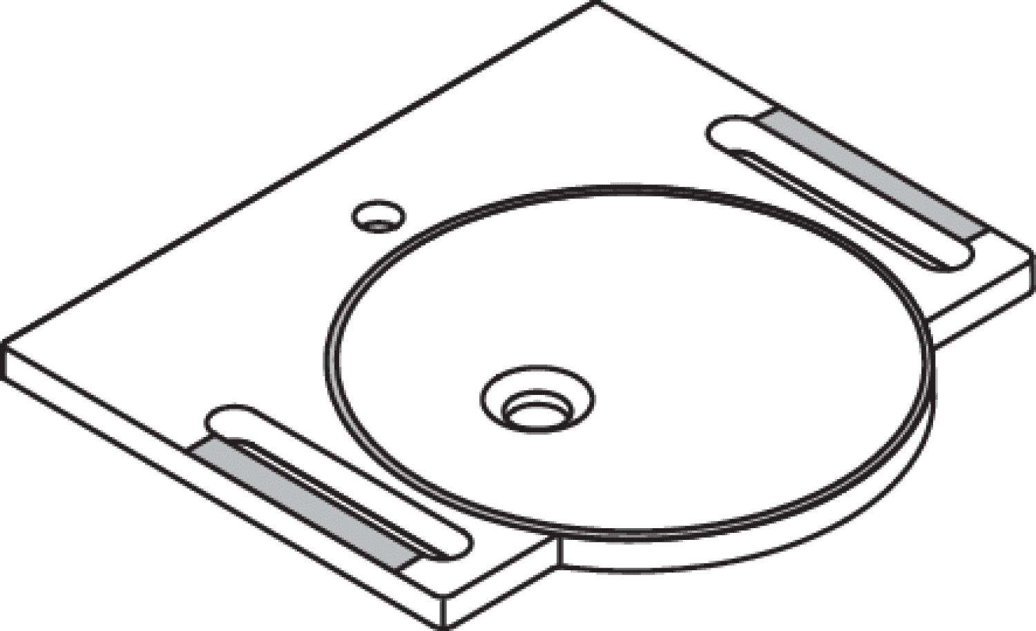 HEWI Waschtisch, B:600mm, T:550mm, 1HL, weiß, a. mit farbigem Akzent rubinrot