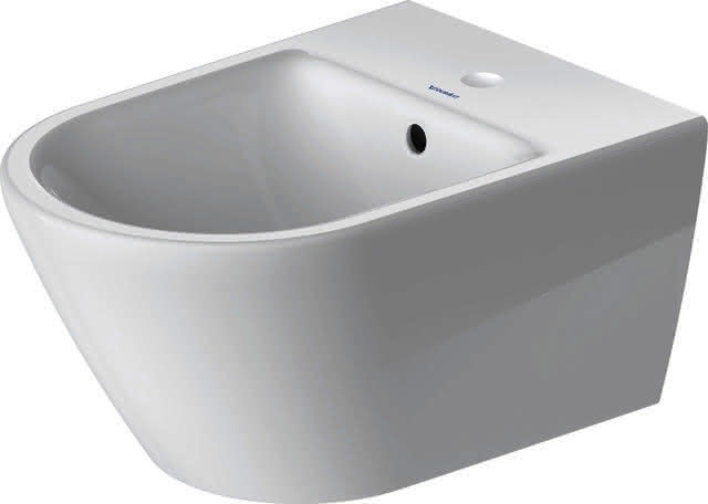 DU Wandbidet D-Neo, 540mm, Weiß mit ÜL, mit HLB, 1 HL,Durafix inkl.